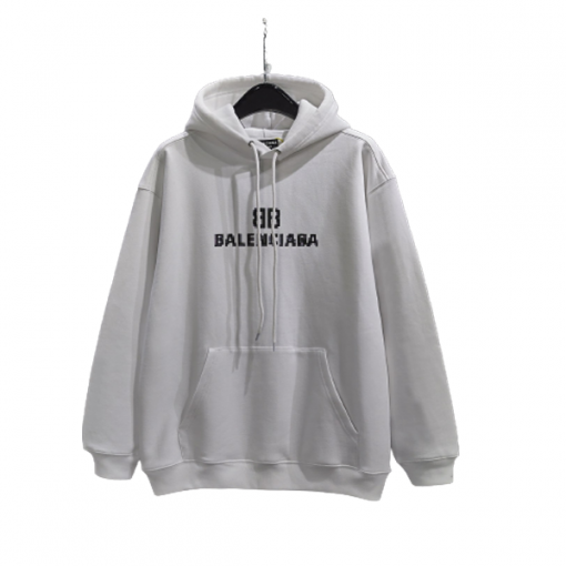 BALENCIAGA BB LOGO HOODIE - BH007