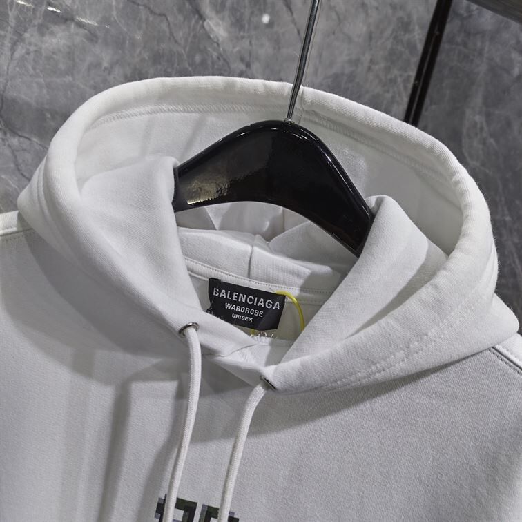 BALENCIAGA BB LOGO HOODIE - BH007