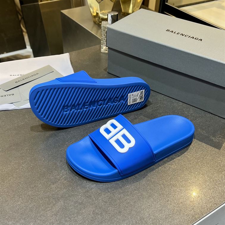 BALENCIAGA BB POOL SLIDE SANDALS - BBD013
