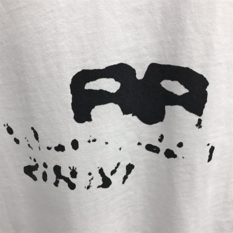BALENCIAGA HAND DRAWN BB ICON T-SHIRT MEDIUM FIT IN WHITE - BAS014