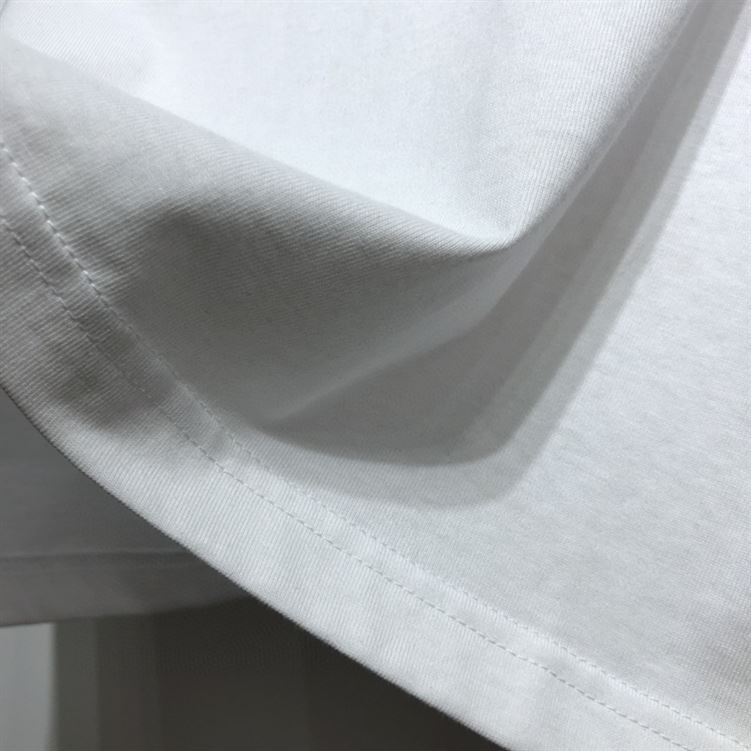 BALENCIAGA MEN'S YEAR OF THE TIGER T-SHIRT MEDIUM FIT IN WHITE - BAS001