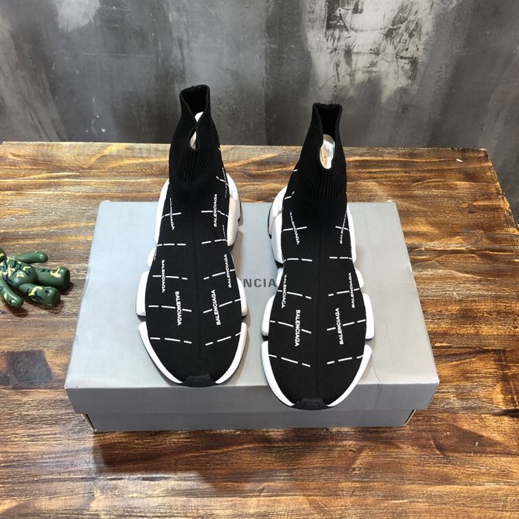 BALENCIAGA SPEED 2.0 LOGO-PRINT SNEAKERS - BLA048
