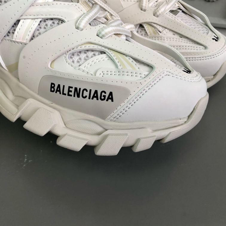 BALENCIAGA TRACK TRAINER SNEAKERS IN WHITE - BLA030