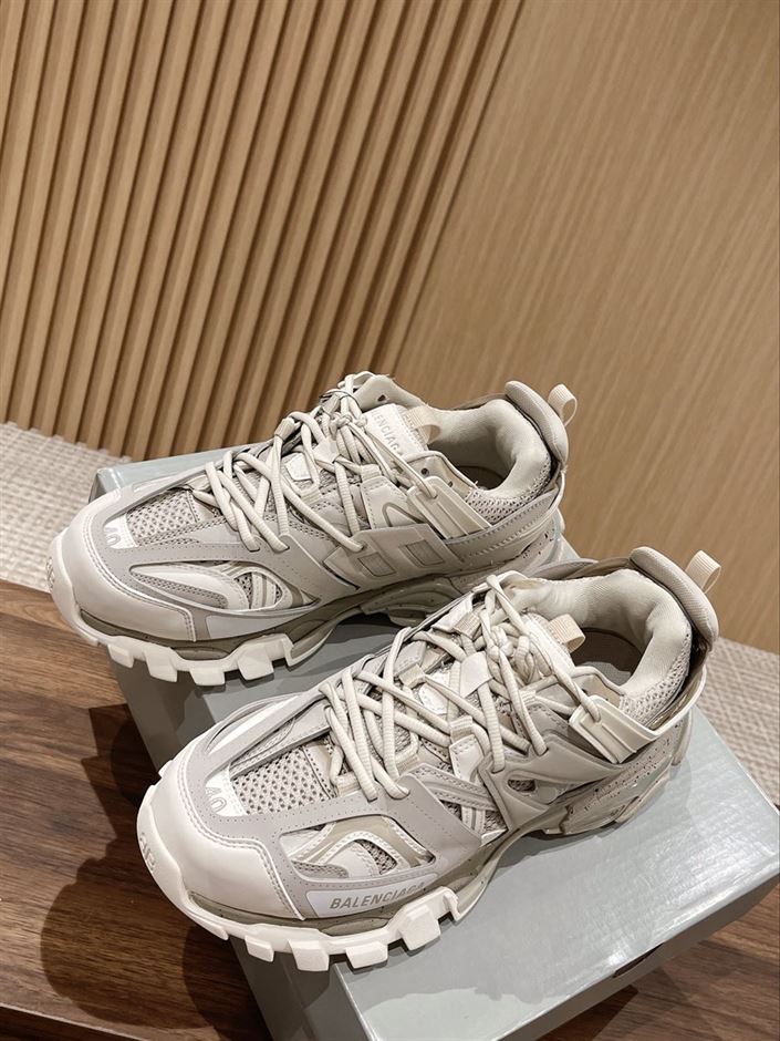 BALENCIAGA TRACK TRAINERS BEIGE - BLA067