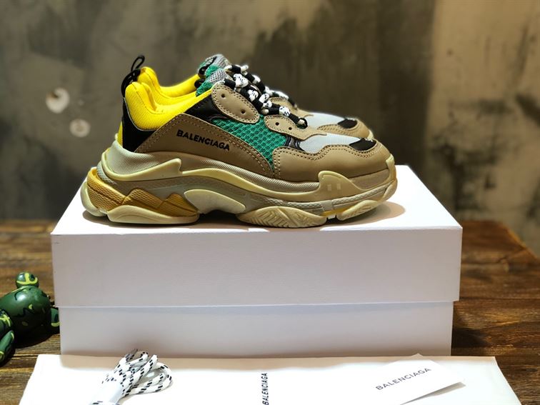 BALENCIAGA TRIPLE S TRAINER YELLOW GREEN - BLA029