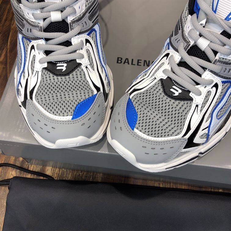 BALENCIAGA X-PANDER SNEAKER IN BLUE/SILVER - BLA044
