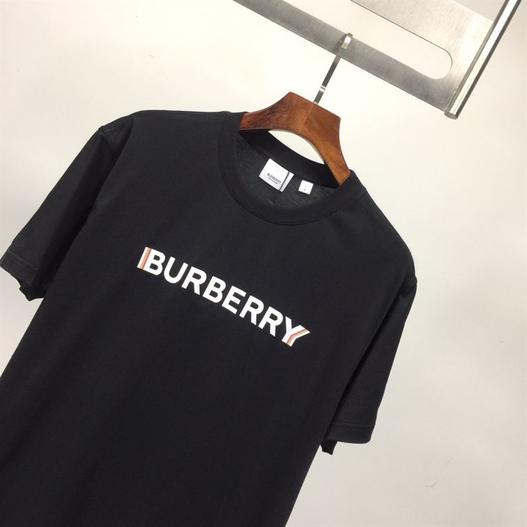 BURBERRY LOGO PRINT OVERSIZED T-SHIRT - BRS007