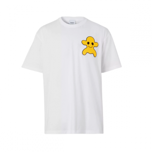 BURBERRY MONSTER GRAPHIC PRINT COTTON OVERSIZED T-SHIRT - BRS015
