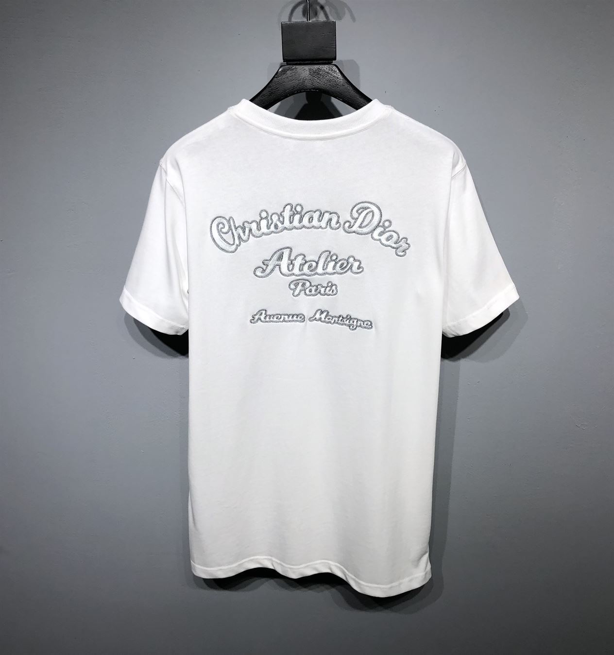 CHRISTIAN DIOR ATELIER' T-SHIRT RELAXED FIT WHITE COTTON JERSEY - DOT023