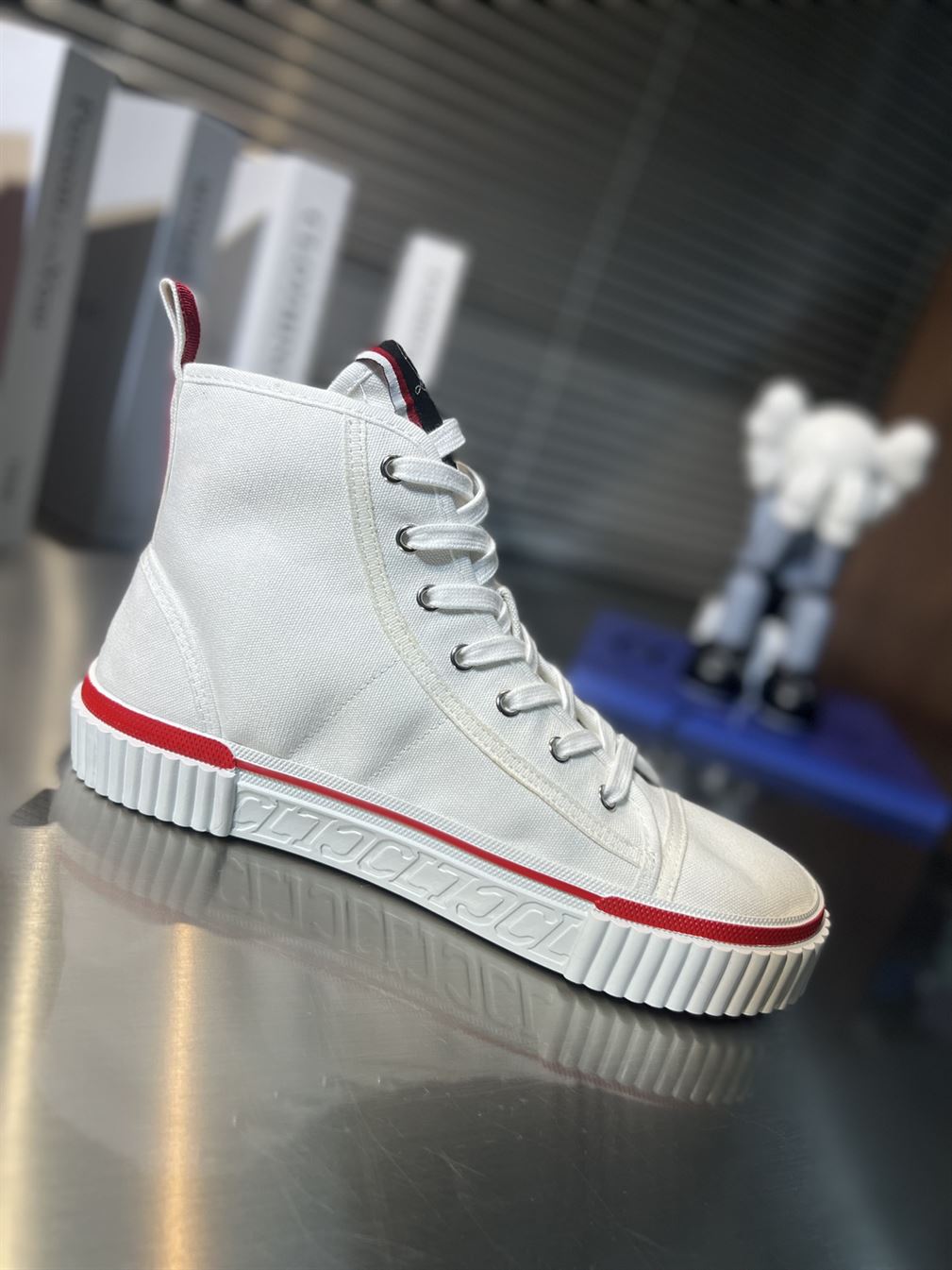 CHRISTIAN LOUBOUTIN PEDRO JUNIOR HIGH-TOP SNEAKERS - CLS026