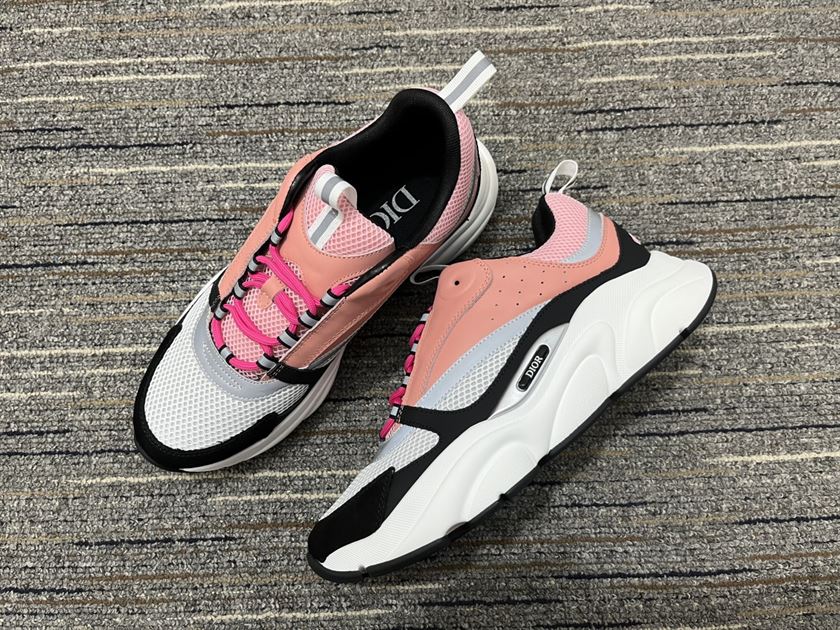 DIOR B22 SNEAKER PINK WHITE BLACK - DO104