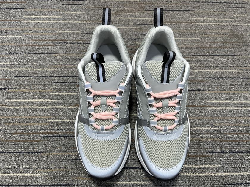 DIOR B22 SNEAKERS IN GREY AND WHITE - DO005