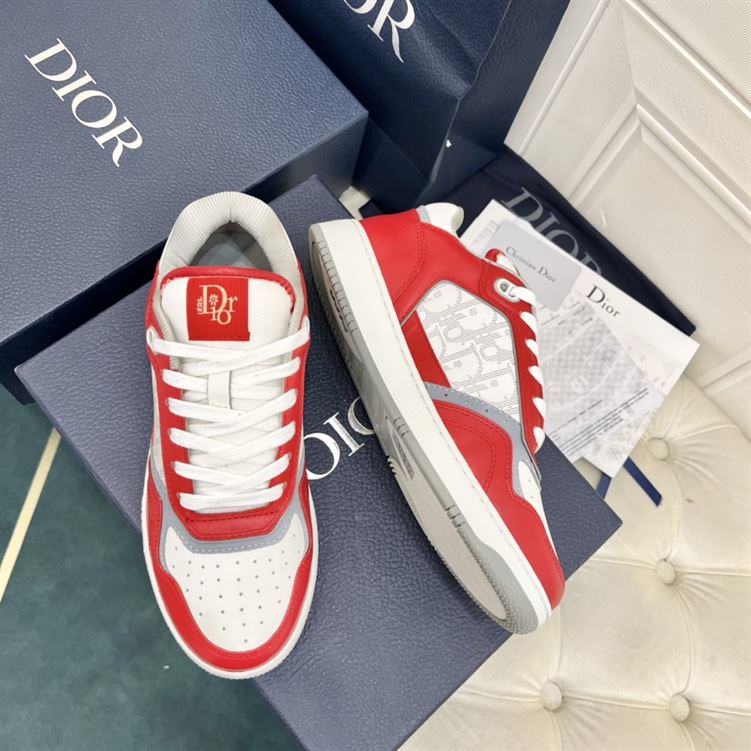 DIOR B27 LOW TOP IN RED - DO138