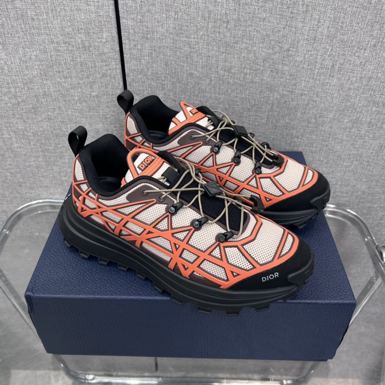 DIOR B31 RUNNER SNEAKER BEIGE ORANGE - DO096
