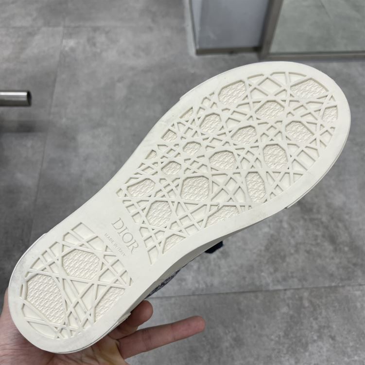 DIOR B33 SNEAKER NAVY BLUE DIOR OBLIQUE JACQUARD - DO128