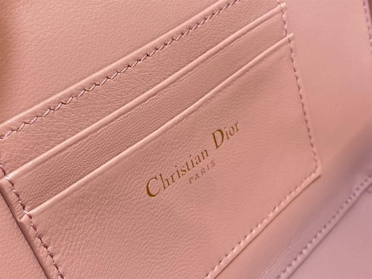 DIOR CARO BOX BAG ROSE DES VENTS QUILTED