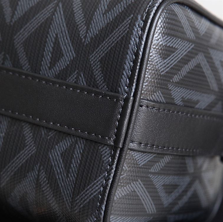 DIOR LINGOT 22 BAG BLACK CD DIAMOND CANVAS - DIO015