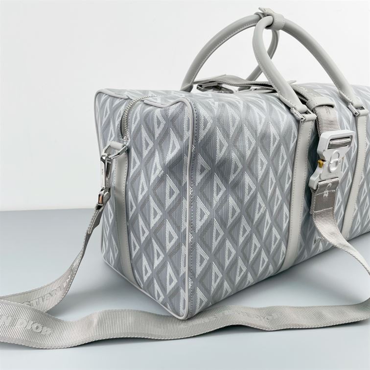 DIOR LINGOT 50 BAG GRAY CD DIAMOND CANVAS - DIO029