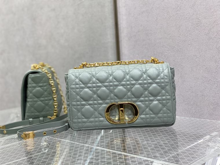 DIOR MEDIUM DIOR CARO BAG ETHEREAL GRAY
