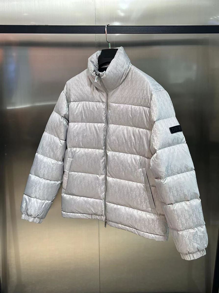 DIOR OBLIQUE DOWN JACKET TECHNICAL JACQUARD - DRC020