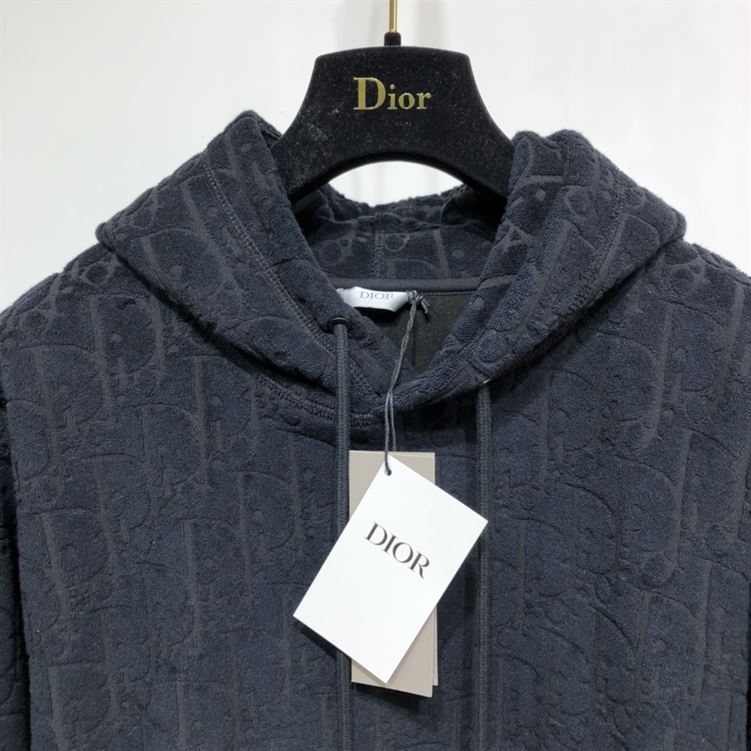 DIOR OBLIQUE HOODED SWEATSHIRT, RELAXED FIT - DOS005