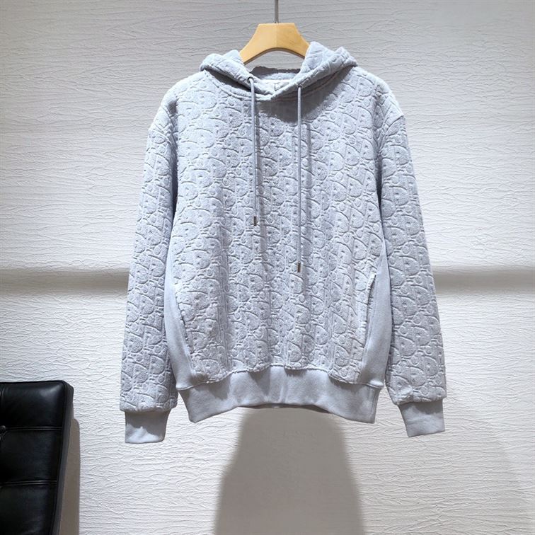 DIOR OBLIQUE HOODED SWEATSHIRT RELAXED FIT - DOS020