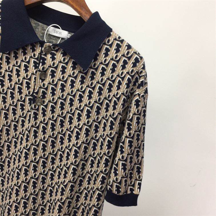 DIOR OBLIQUE POLO SHIRT - DOT013