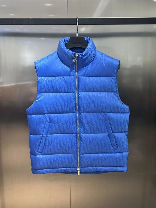 DIOR OBLIQUE SLEEVELESS DOWN JACKET - DRC013