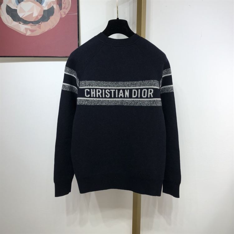 DIOR REVERSIBLE ROUND-NECK SWEATER - DOS016