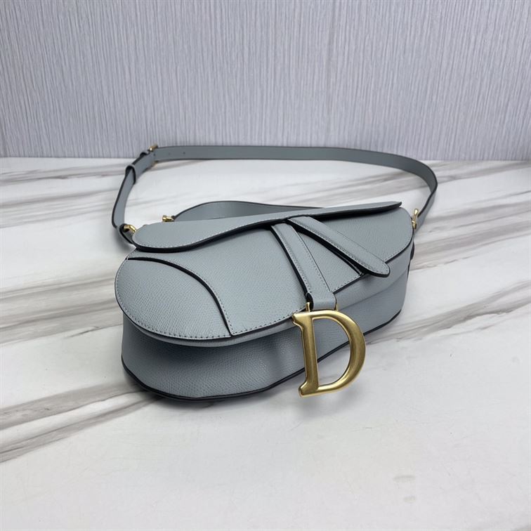 DIOR SADDLE BAG WITH STRAP BLUE