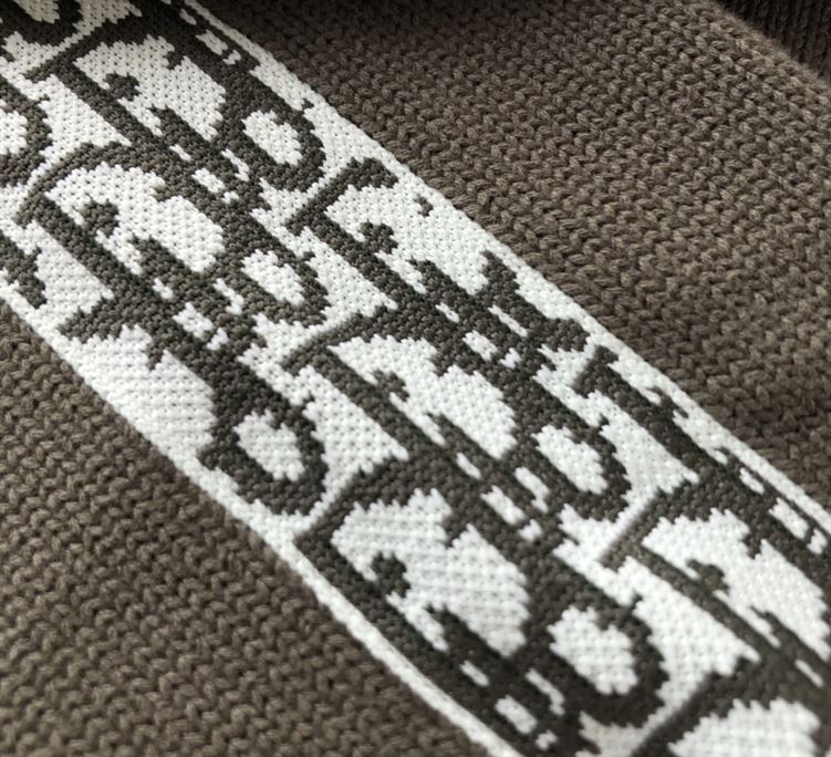 DIOR SWEATER WITH DIOR OBLIQUE INSERTS - DOS019