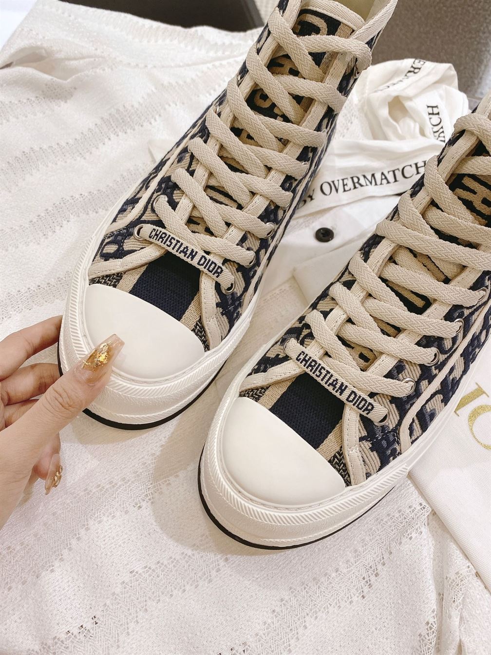 DIOR WALK'N'DIOR HIGH-TOP PLATFORM SNEAKER - DO115