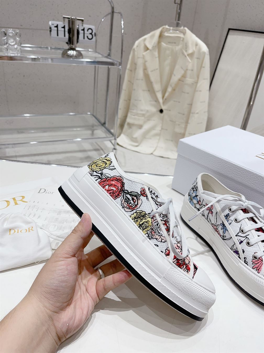 DIOR WALK'N'DIOR PLATFORM SNEAKER - DO112