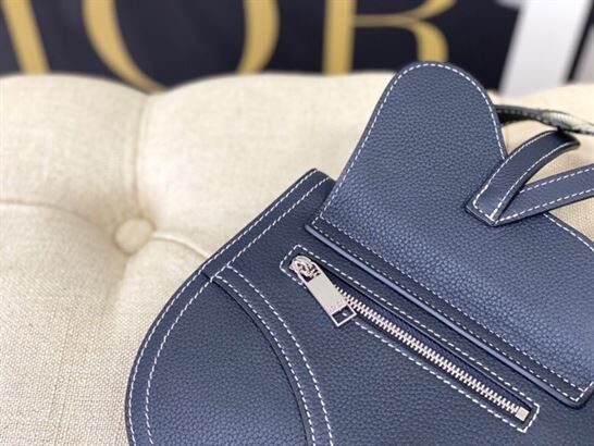 DIOR X KAWS POUCH SADDLE NAVY BLUE - DIO016