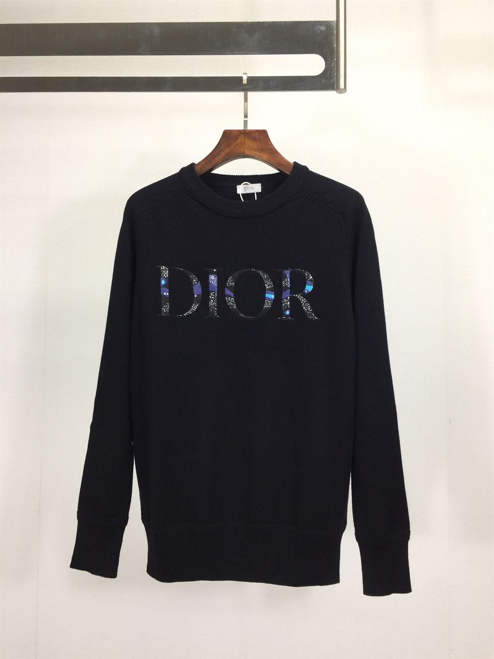 DIOR X PETER DOIG EMBROIDERED KNITTED SWEATER - DOS017