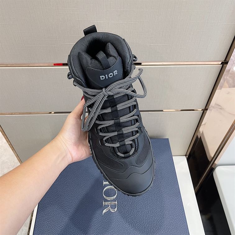 DIORIZON HIKING BOOT BLACK TECHNICAL MESH AND RUBBER - DO089