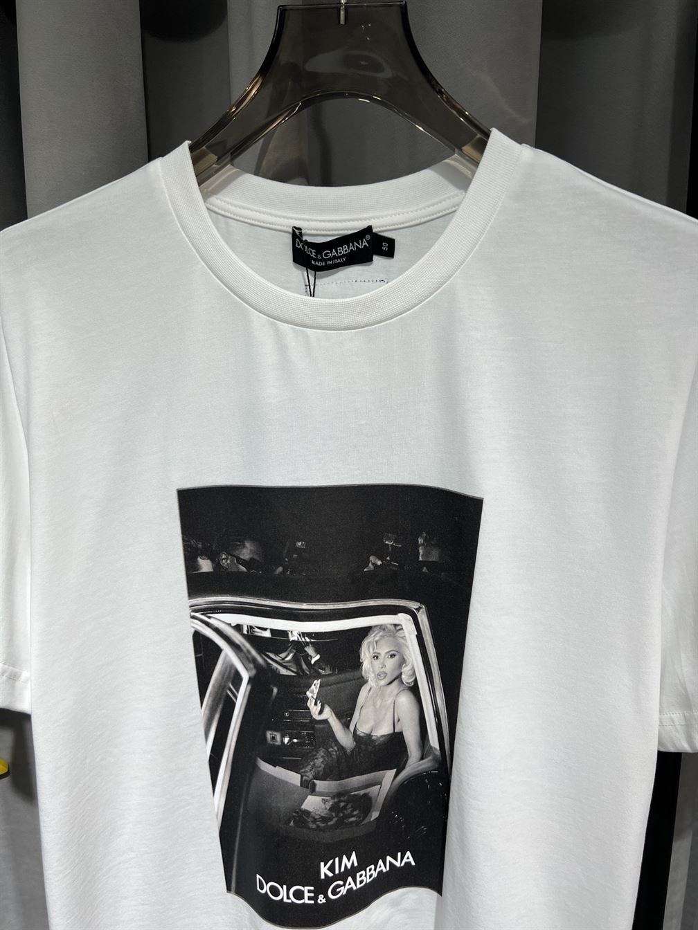 DOLCE & GABBANA CIAO KIM PIZZA-PRINT T-SHIRT - DT014