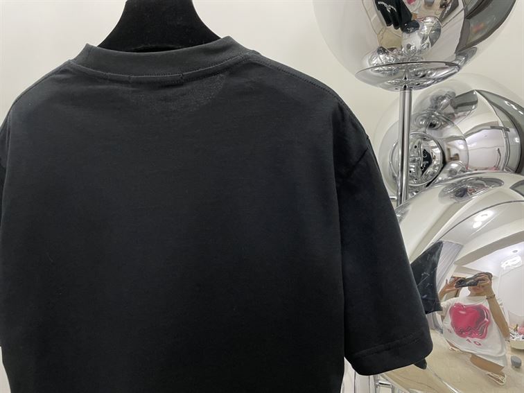 DOLCE &GABBANA COTTON T-SHIRT WITH DG EMBROIDERY - DT009