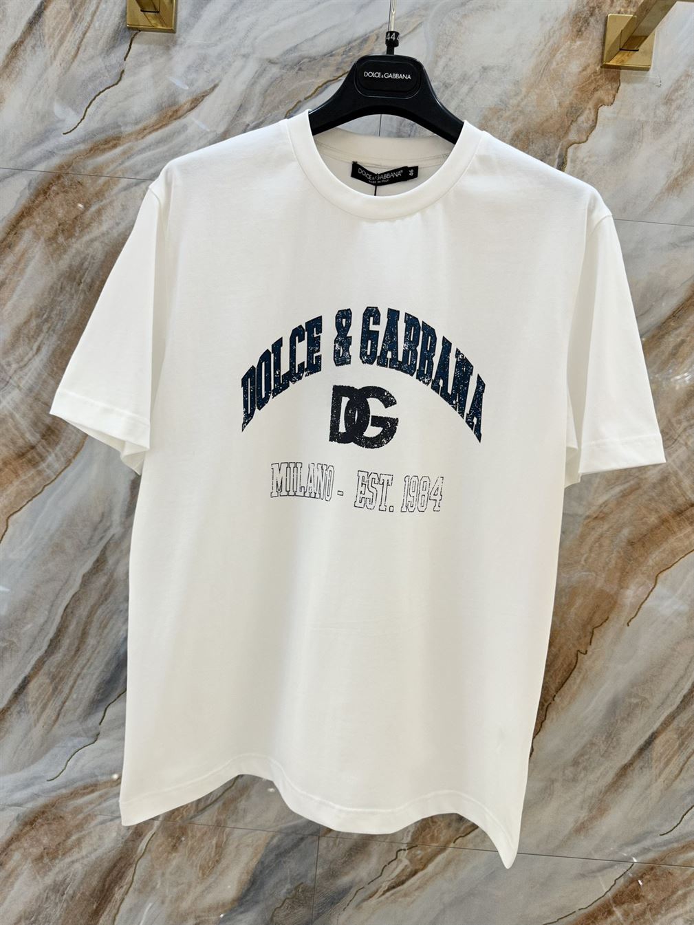 DOLCE & GABBANA COTTON T-SHIRT WITH PRINT - DT003