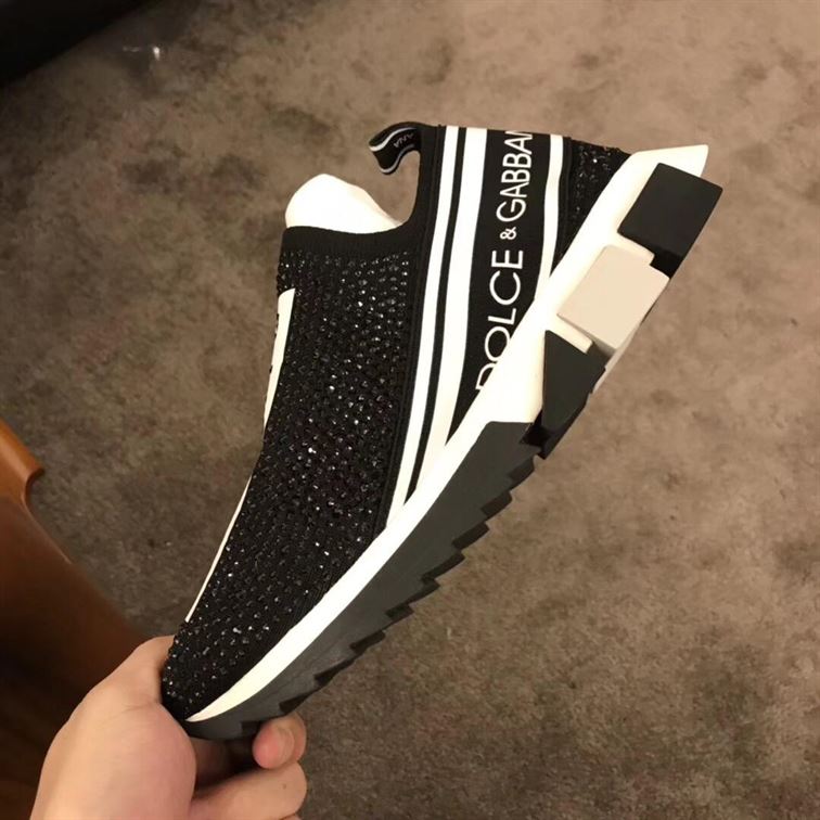 DOLCE & GABBANA SORRENTO SNEAKERS WITH CRYSTALS – DG029