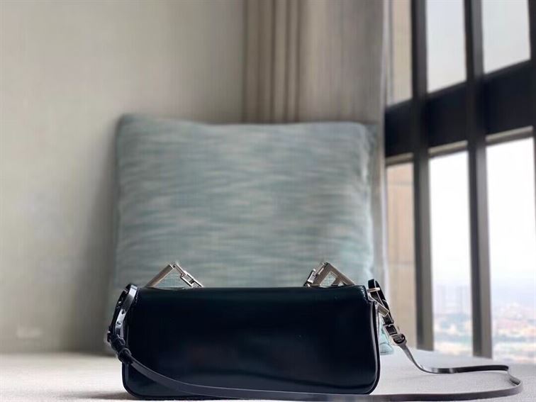 FENDI FIRST SIGHT BLACK LEATHER MINI BAG