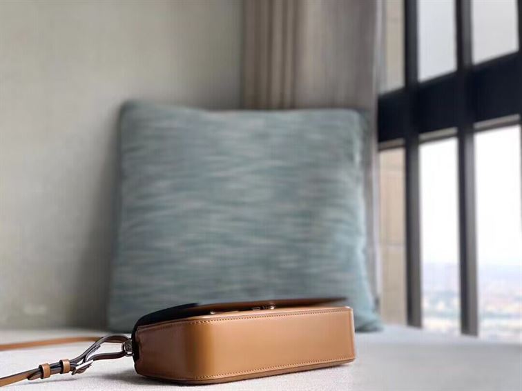 FENDI FIRST SIGHT BROWN LEATHER MINI BAG