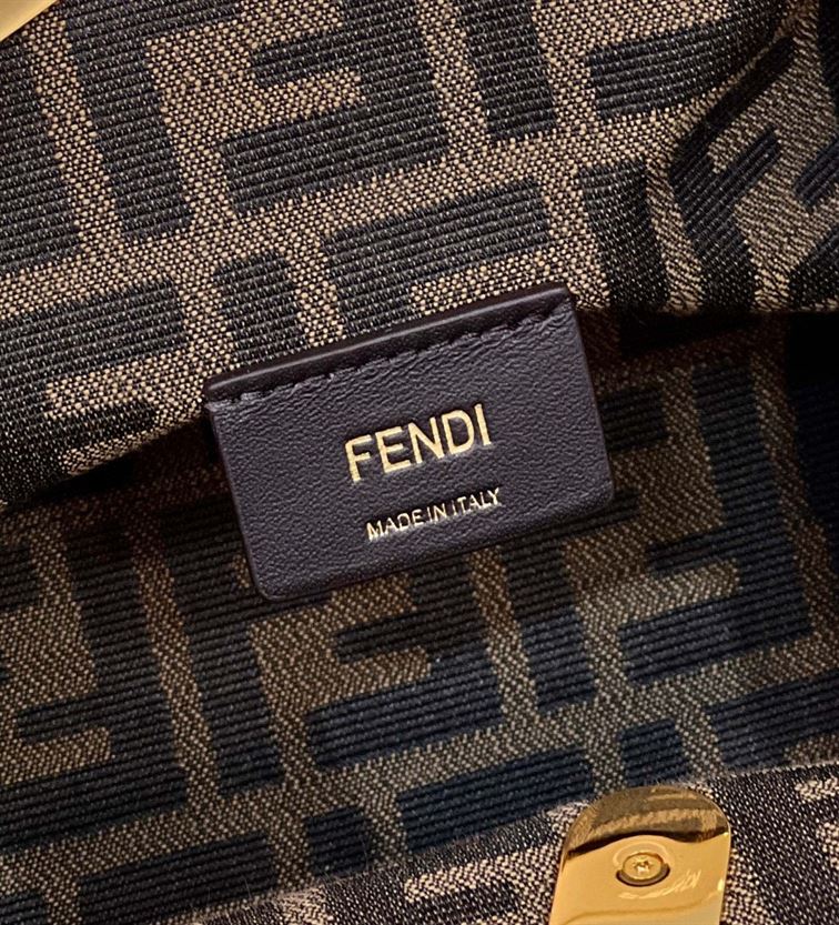FENDI FIRST SMALL ACID GREEN LEATHER BAG