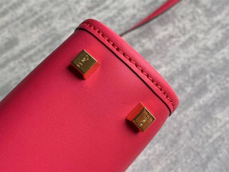 FENDI MINI SUNSHINE SHOPPER FUCHSIA