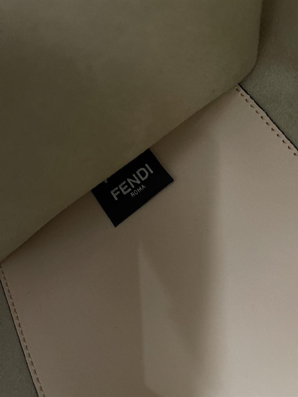 FENDI SUNSHINE MEDIUM PALE PINK LEATHER