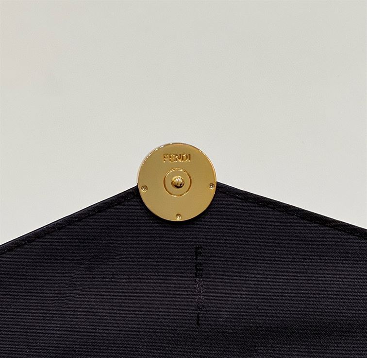 FENDI WALLET ON CHAIN WITH POUCHES BROWN