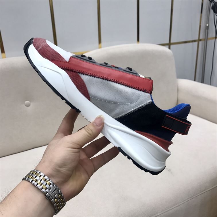 FENDY FLOW MULTICOLOUR NYLON LOW-TOP - FDS010