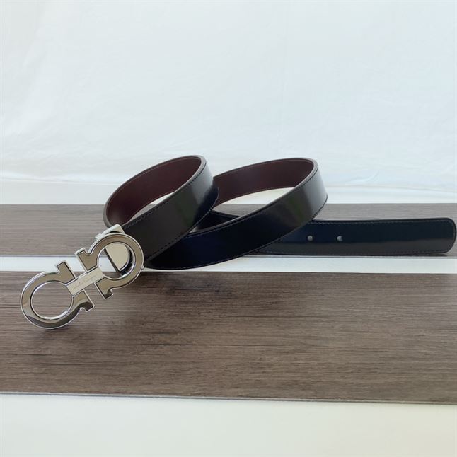 FERRAGAMO REVERSIBLE AND ADJUSTABLE GANCINI BELT - FB003