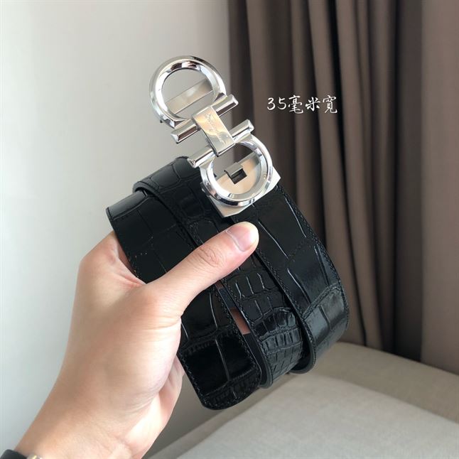 FERRAGAMO REVERSIBLE AND ADJUSTABLE GANCINI BELT - FB004