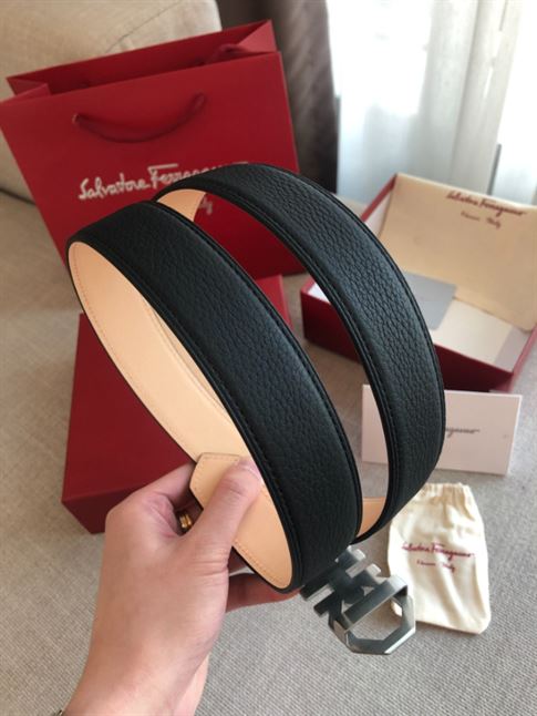 FERRAGAMO REVERSIBLE AND ADJUSTABLE GANCINI BELT - FB006